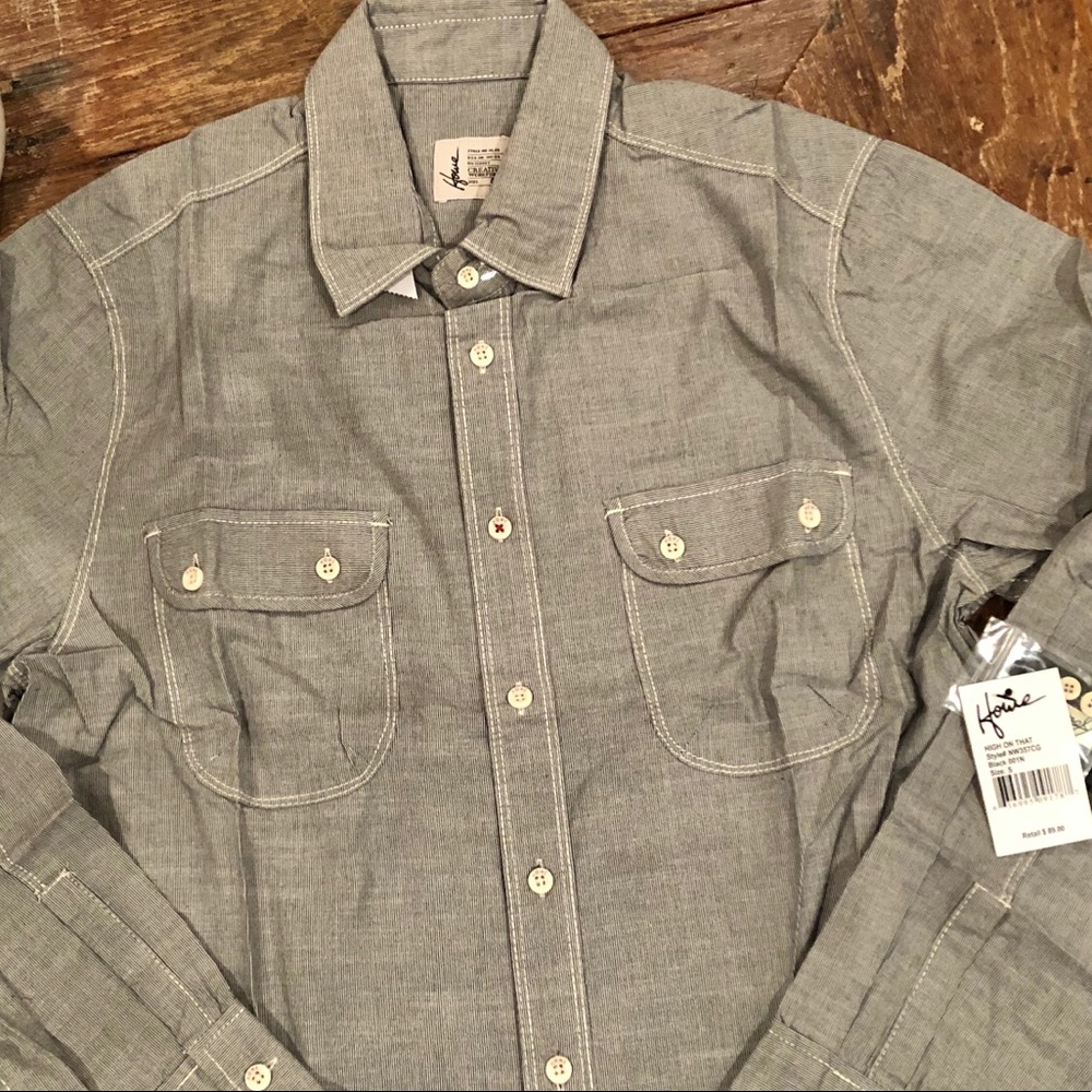 Howe Striped Button Down - Picture 2 of 4